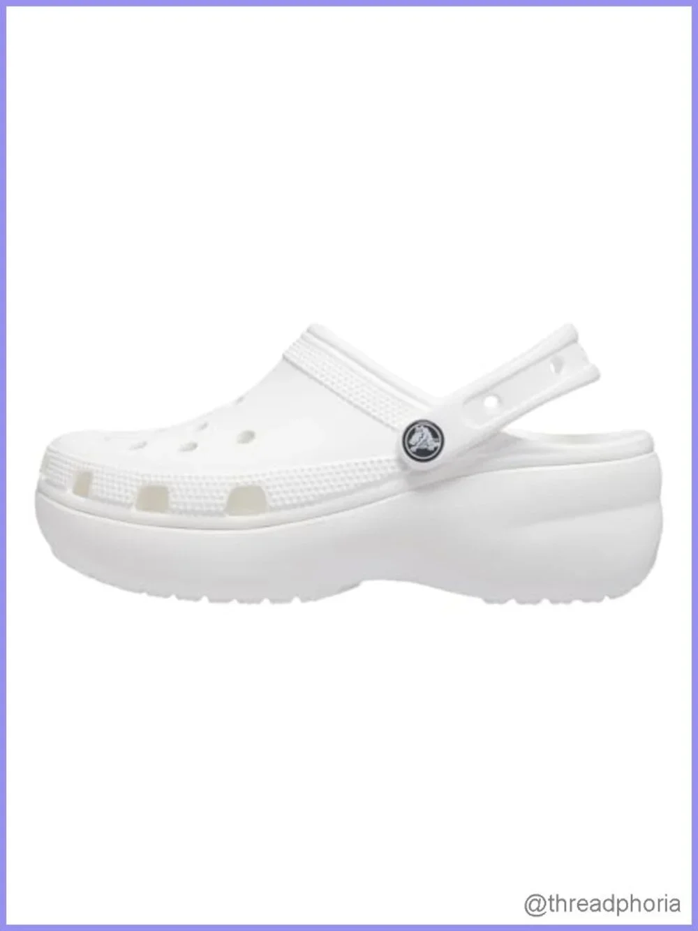 Crocs Classic Platform Clog Pull-On Waterproof Comfort Shoes